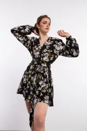 damska-sukienka-mini-noona-w-kwiaty-nd01blk-m