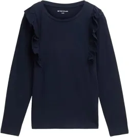 bluzka-dziewczeca-z-dlugim-rekawem-longsleeve-tom-tailor-granatowy-116-122