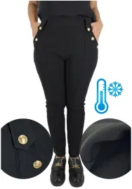 spodnie-damskie-ocieplane-eleganckie-guziki-przeszycia-duze-rozmiary-2xl