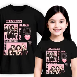 koszulka-dziecieca-czarna-black-pink-kpop-rose-lisa-rozmiar-xl-164cm
