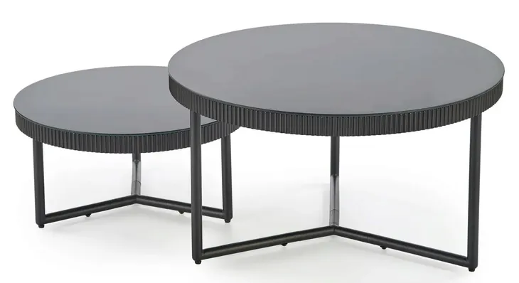 ciemna-lawa-okragla-cosmo-s-halmar-60-cm-szklana-ryflowana-nowoczesna-stan-nowy-kolekcja-cosmo-s