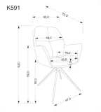 brazowe-krzeslo-obrotowe-k591-halmar-metalowe-czarne-nowoczesne-stylowe-stan-nowy