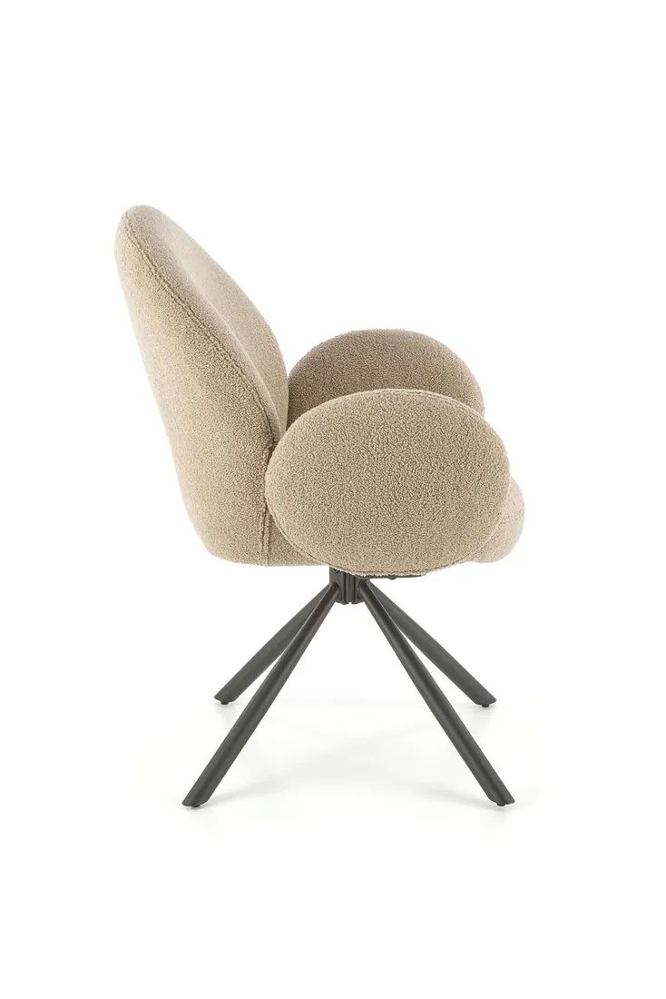 krzeslo-k498-cappuccino-halmar-nowoczesne-eleganckie-metalowe-stan-nowy