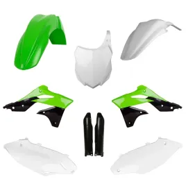plastikow-full-kit-polisport-kxf-250-13-16-zielony-czarny-bialy-wytrzymale