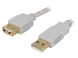 kabel-usb-2-0-usb-a-gniazdousb-a-wtyk-zlocony-18m-szary-x1szt