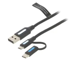 kabel-usb-2-0-usb-a-wtykusb-b-micro-wtykusb-c-wtyk-025m-x1szt