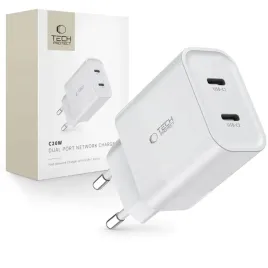 tech-protect-c20w-2-port-network-charger-pd20w-white