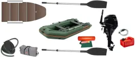 ponton-kolibri-km-330d-zielony-kil-silnik-mercury-f9-9-mh-rumpel