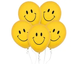 zolte-lateksowe-balony-z-nadrukiem-usmiechy-opakowanie-5-sztuk-rozmiar-30cm