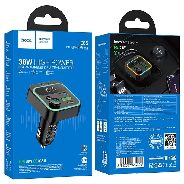 transmiter-samochodowy-bluetooth-hoco-qc3-0-pd-20w-e85-czarny-marka-hoco-kod-producenta-6942007634304