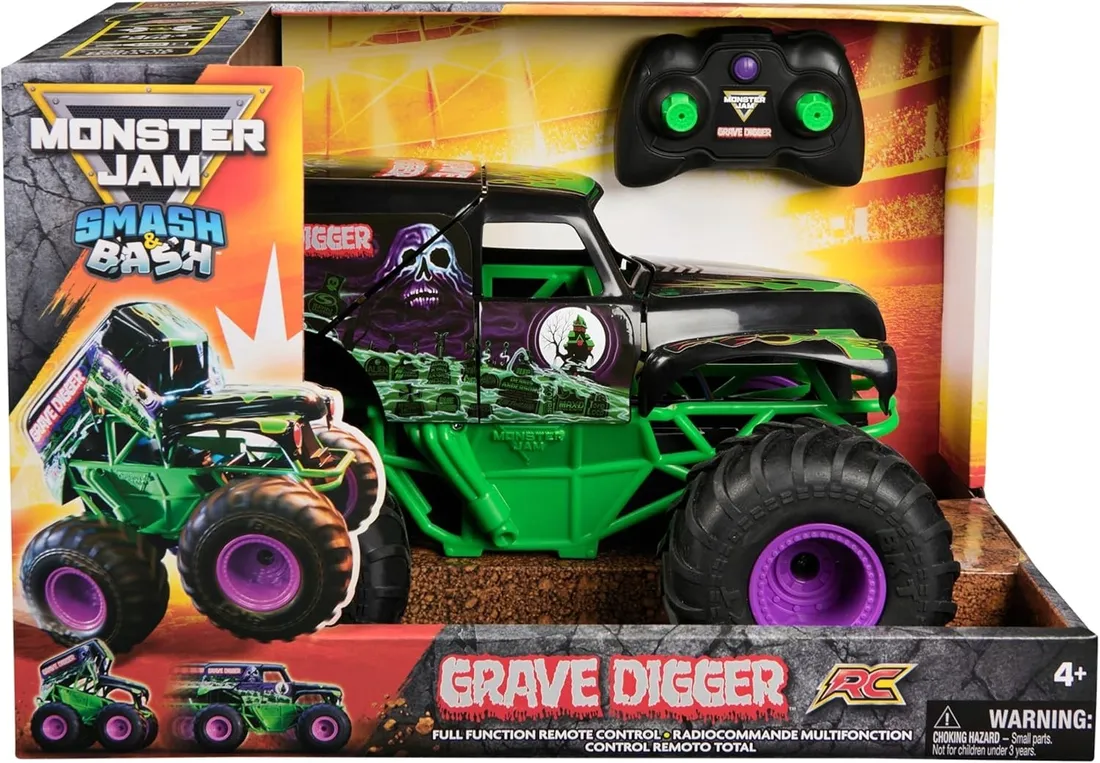 pojazd-spin-master-monster-jam-smash-and-bash-grave-digger-rc-st