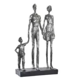 figurka-dekoracyjna-dkd-home-decor-srebrno-czarna-nowoczesna-rodzina-st