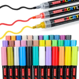 markery-akrylowe-pisaki-mazaki-flamastry-z-farba-wodoodporne-36-sztuk