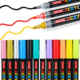markery-akrylowe-pisaki-mazaki-flamastry-z-farba-wodoodporne-12-sztuk