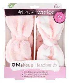 brushworks-makeup-headbands-pink-and-white-one