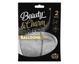 balony-beautyandcharm-platynowe-srebrne-2szt