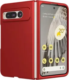 cresee-etui-ramka-360-do-google-pixel-fold-pancerne-czerwone-metaliczne