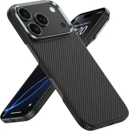 benks-armor-kevlar-etui-magsafe-do-iphone-17-pro-czarne-karbonowe