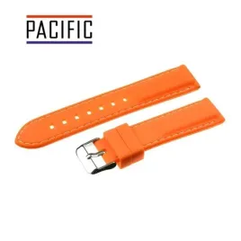pasek-silikonowy-pacific-18-mm-u20-pomaranczowy-z-bialym-przeszyciem
