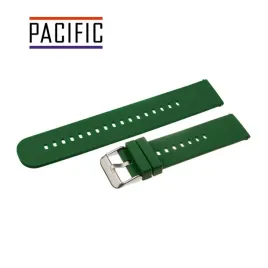 pasek-silikonowy-pacific-18-mm-u27-ciemnozielony-srebrna-sprzaczka