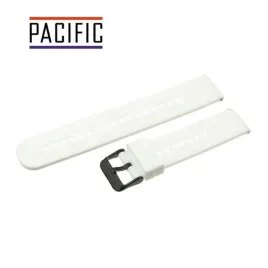 pasek-silikonowy-pacific-18-mm-u27-bialy-czarna-sprzaczka
