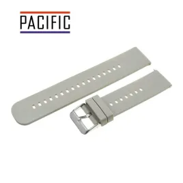 pasek-silikonowy-pacific-18-mm-u27-jasny-szary-srebrna-sprzaczka