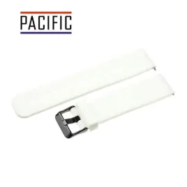 pasek-silikonowy-pacific-22-mm-u15-bialy-z-teleskopami-czarna-sprzaczka