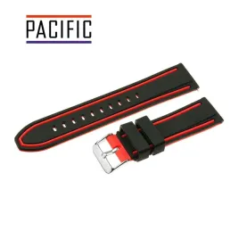 pasek-silikonowy-pacific-24-mm-u14-czarno-czerwony