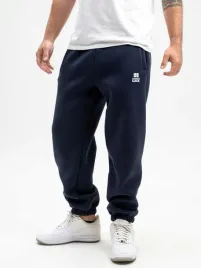 spodnie-dresowe-meskie-bawelniane-granatowe-good-luck-print-logo-xxl