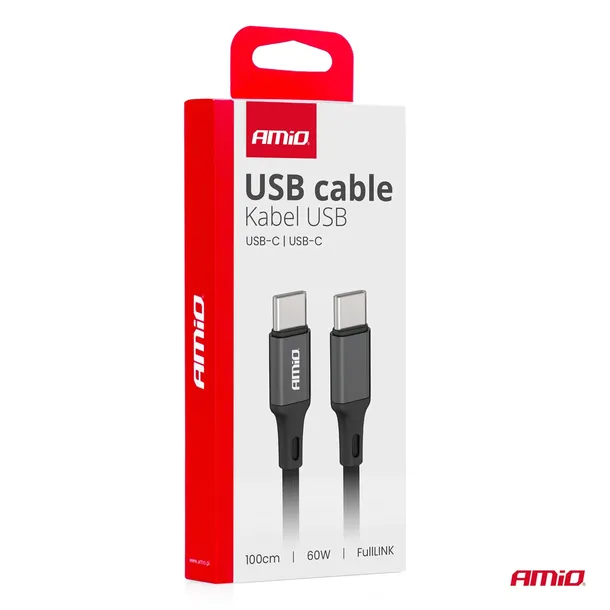 car-kabel-usb-c-do-usb-c-amio-power-delivery-1m-kod-producenta-00256108