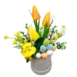 stroik-na-stol-komode-na-wielkanoc-welur-flower-zolte-tulipany-pisanki-51
