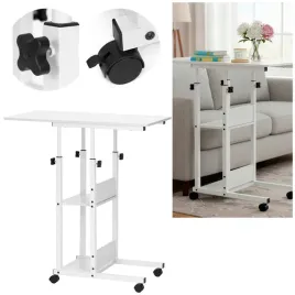 stolik-na-kolkach-regulowany-76-86-cm-biurko-mobilne-pod-laptopa-bialy