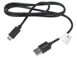 kabel-usb-2-0-usb-a-wtykusb-c-wtyk-niklowany-1m-czarny-cu-x1szt