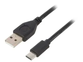 kabel-usb-2-0-usb-a-wtykusb-c-wtyk-zlocony-3m-czarny-pvc-x1szt