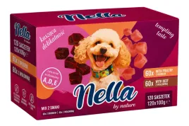 nella-mokra-karma-dla-psa-zestaw-120x100g-saszetka-60x-wolowina-60x-drob