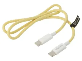 kabel-usb-2-0-usb-c-wtykz-obu-stron-500mm-zolty-480mbps-x1szt