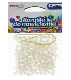 koraliki-do-nawlekania-biale-sznurek-6mm-16g