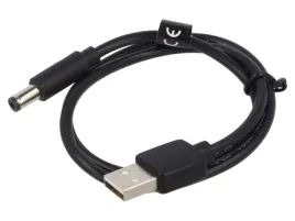 kabel-usb-a-wtykdc-55-25-wtyk-czarny-05m-cucynowana-x1szt