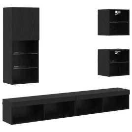 jednostki-tv-na-sciane-z-led-ze-led-lights-5-szt-czarny-dab