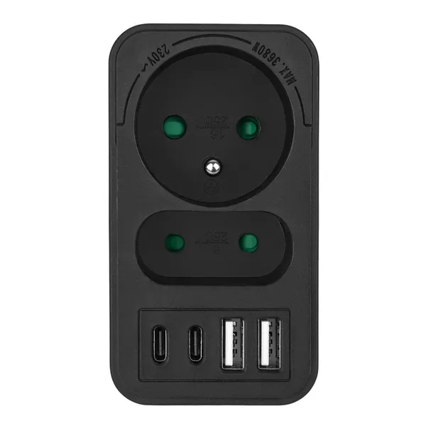 maclean-gniazdko-pradowe-x2-4xusb-mce249-f-b-marka-maclean