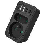 maclean-gniazdko-pradowe-x2-4xusb-mce249-f-b-stan-nowy-typ-gniazda-gniazdo