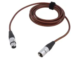 kabel-xlr-meski-3pinxlr-zenski-3pin-3m-brazowy-025mm2-x1szt