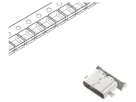 zlacze-usb-c-gniazdo-cx-na-pcb-smttht-pin-24-pozioma-5a-x1szt