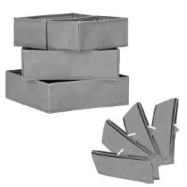 organizer-do-szuflady-na-bielizne-z-przegrodkami-ciemny-szary-zestaw-4-szt
