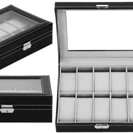 szkatulka-na-zegarki-25x20x8-cm-czarno-szary-ekoskora-organizer-z-przegrod