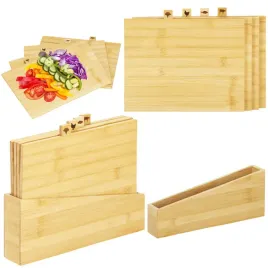 deski-do-krojenia-4-szt-bambusowy-zestaw-ze-stojakiem