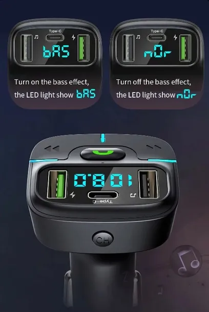 transmiter-samochodowy-bluetooth-5-3-2xusb-usb-c-pd-12-24v-flac-gz03-bas-zrodlo-sygnalu-bluetooth-usb