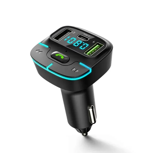 transmiter-samochodowy-bluetooth-5-3-2xusb-usb-c-pd-12-24v-flac-gz03-bas-stan-nowy-zrodlo-sygnalu-bluetooth-usb
