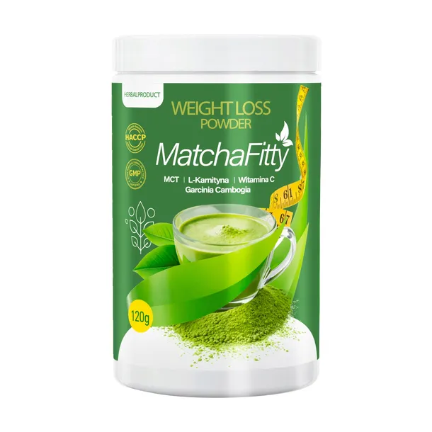 2x MatchaFitty – koktajl wspierający odchudzanie o smaku matcha 120g
