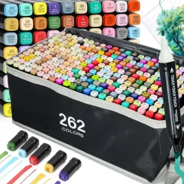 markery-alkoholowe-mazaki-pisaki-dwustronne-pro-262-sztuk-torba-podstawka